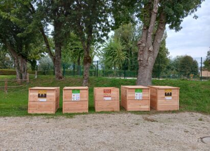 Nouveau site de compostage collectif derrière la mairie